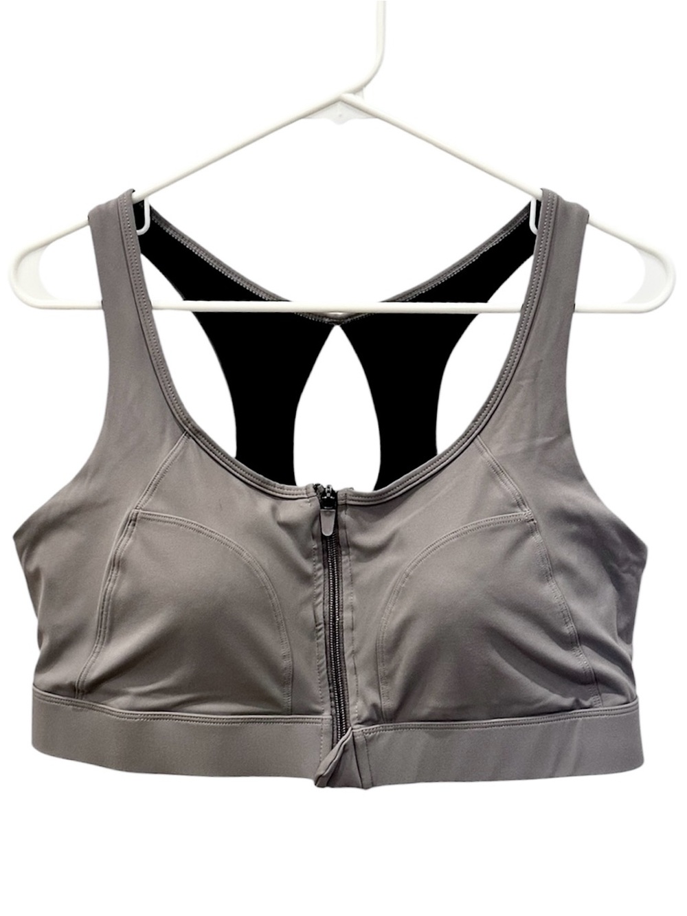 🆕 NWOT Gray Yasco Padded Sports Bra Size 4XL